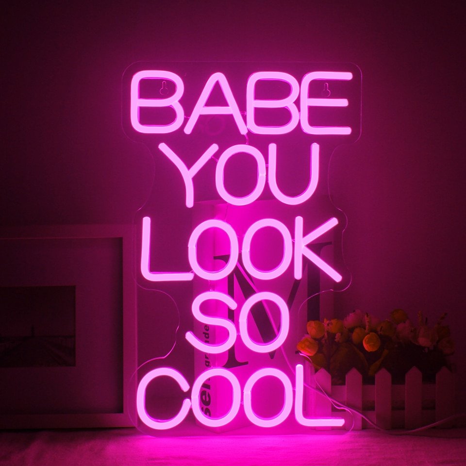 Lampe "Babe You Look So Cool"