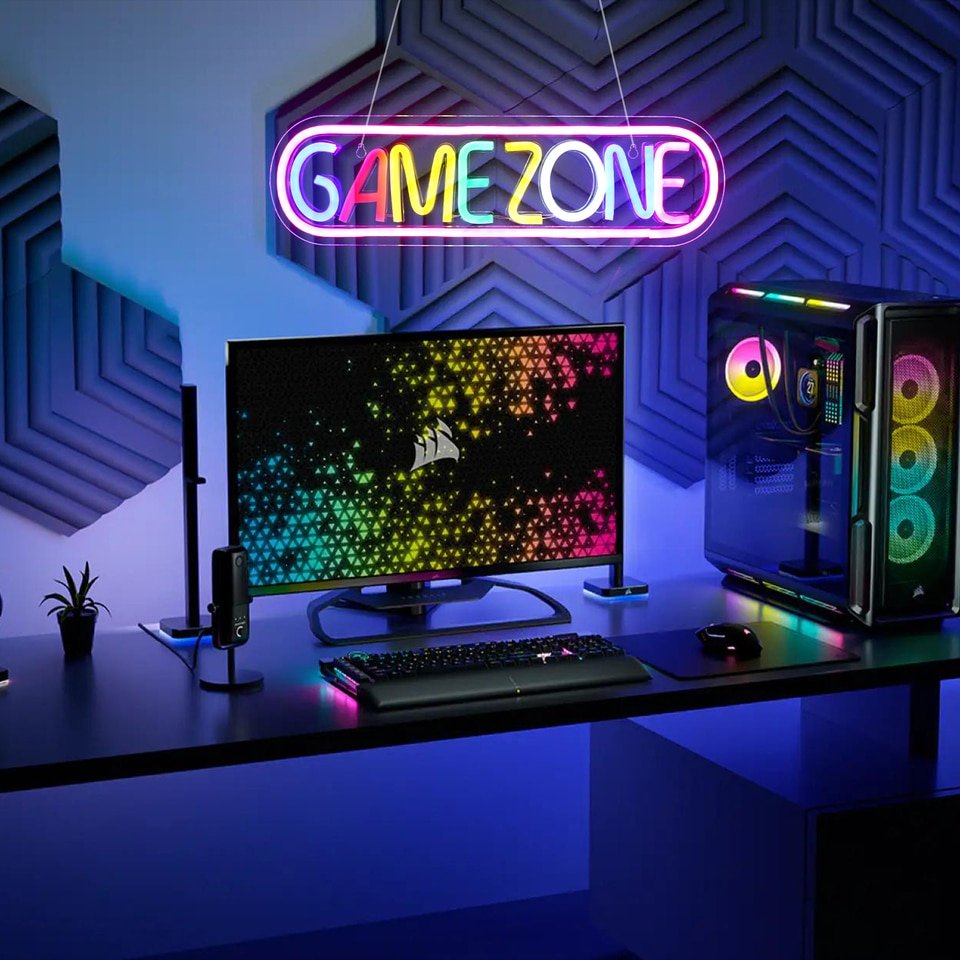 Néon "Game Zone" Coloré - 3