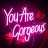 Néon "You Are Gorgeous" - 4