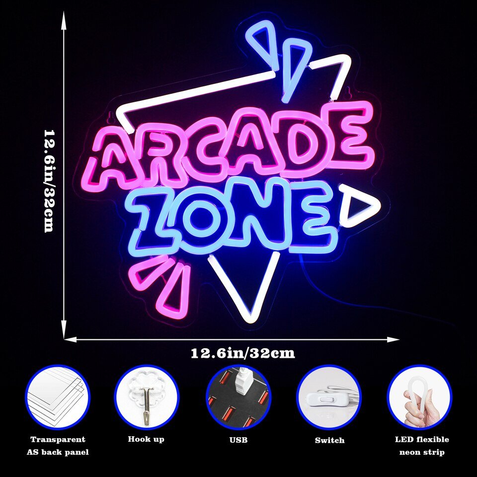 Néon "Arcade Zone" - 1