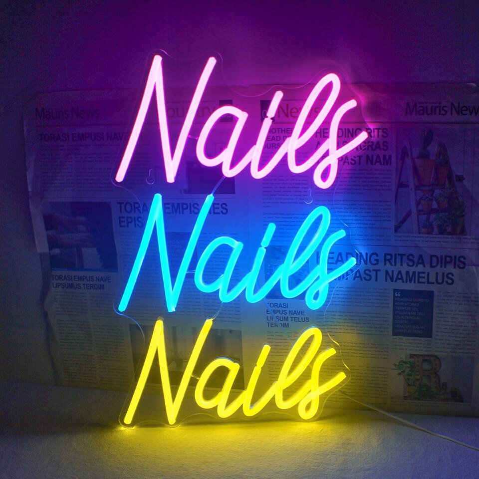 Néon "all you need is nails" - 3