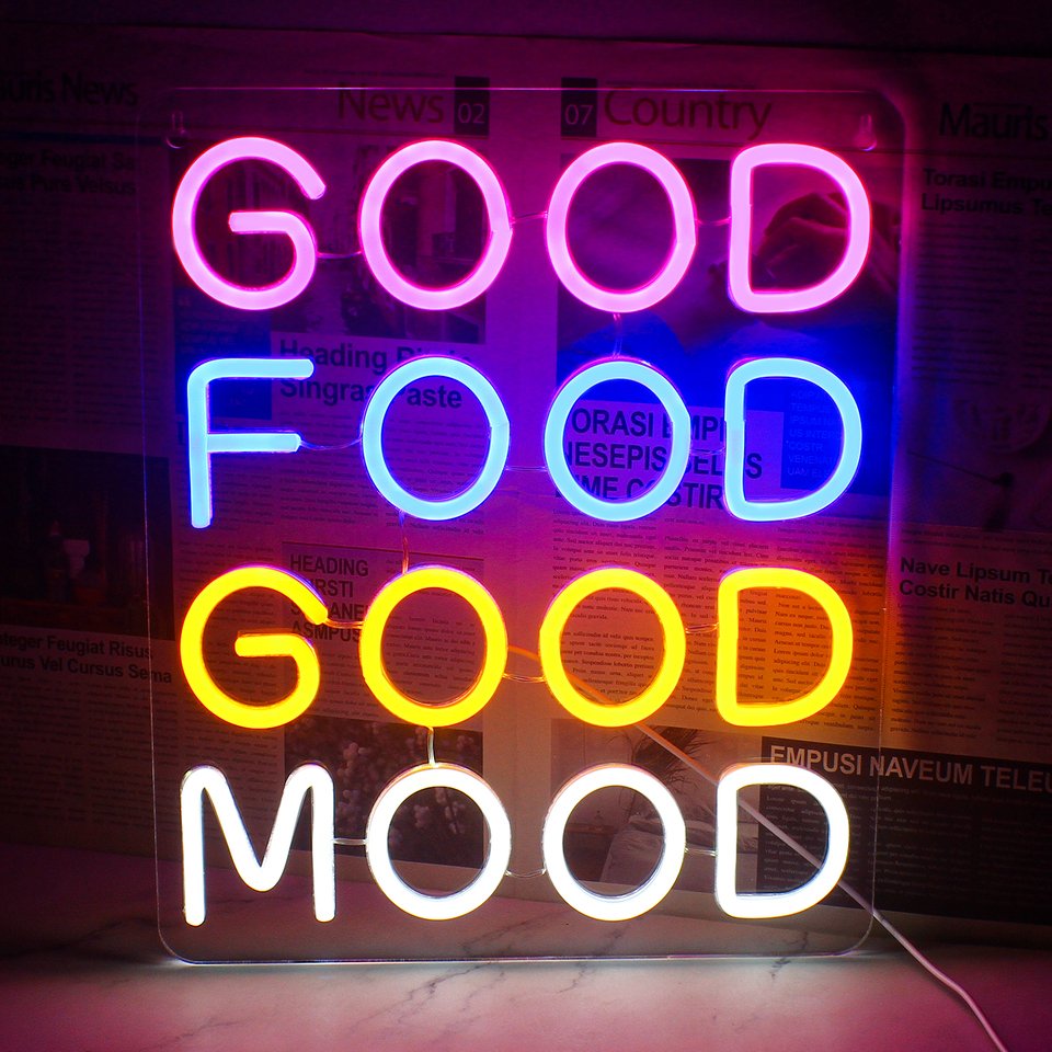 Lampe "Good Food Good Mood"