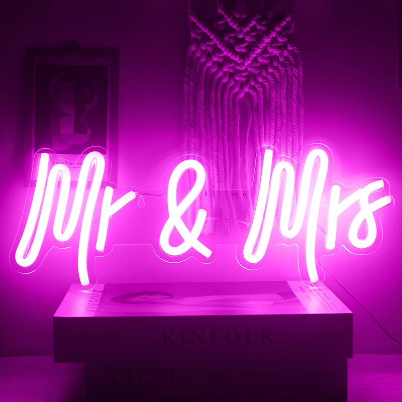 Néon "Mr & Mrs" - 5